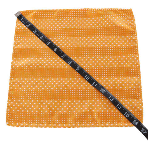 Crush - Orange Handkerchief with Dotted Stripe