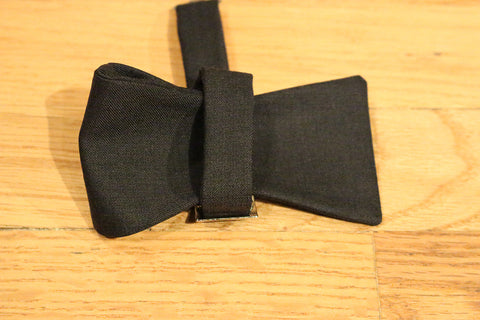 Black Jean Bow Tie