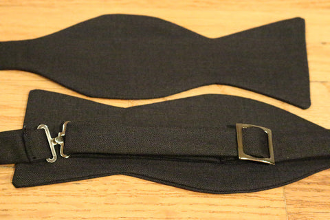 Black Jean Bow Tie