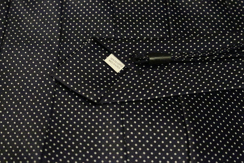 Blue Dotted Kids Zipper Tie with Small White Dots