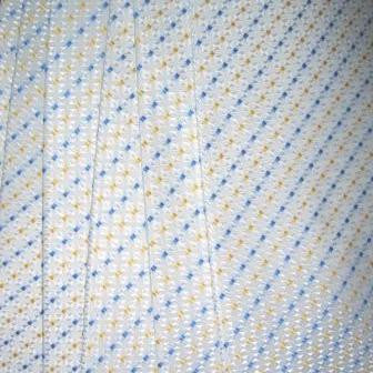 White Necktie With Blue And Yellow Stars