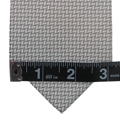 Crystalline - Silver Silk Necktie with Micro Weave Pattern