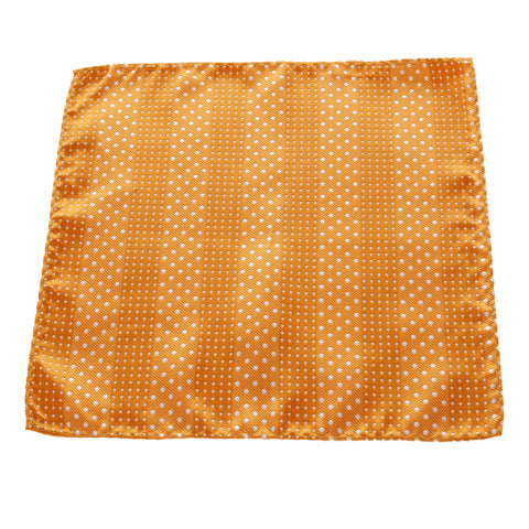 Crush - Orange Handkerchief with Dotted Stripe