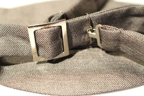 Light Grey Jean Bow Tie